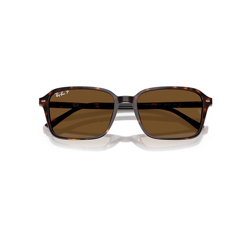 Ray-Ban RB2231F Raimond Asian Fit Polarized 902/57 Men's Sunglasses Tortoiseshell Size 56