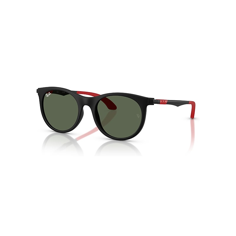 Ray-Ban Unisex Sunglass RB9082S Kids - Frame color: Matte Black, Lens color: Dark Green - Image 3