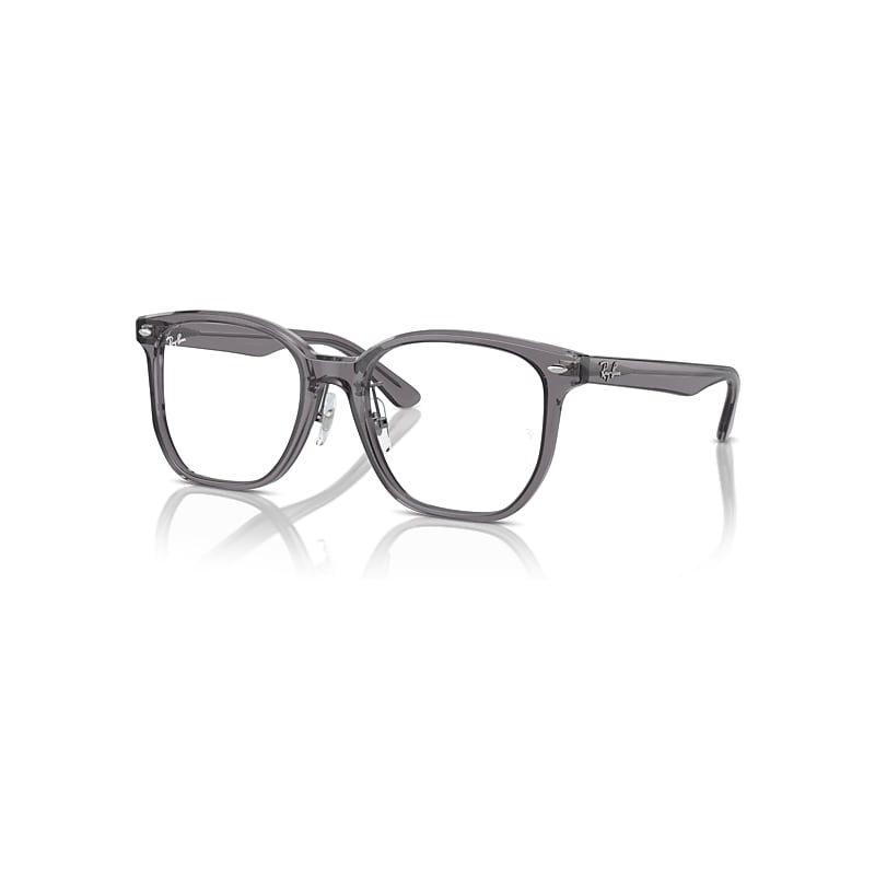 Ray-Ban Eyeglasses Unisex Rb5425d Optics - Transparent Grey Frame Clear Lenses Polarized 54-19