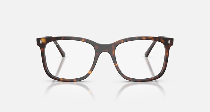 RB5446 OPTICS Eyeglasses with Havana and Clear (53-19) - RB5446F