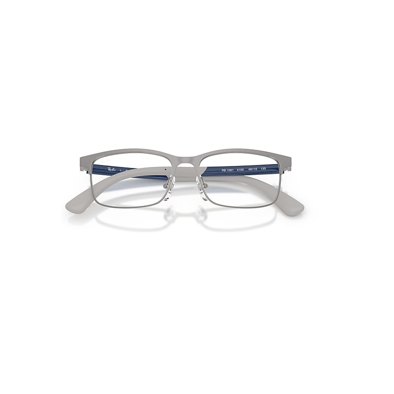 Ray-Ban Rb1061 Optics Kids Bio-based Optical Blue & Grey Frame Clear Lenses Polarized 48-15