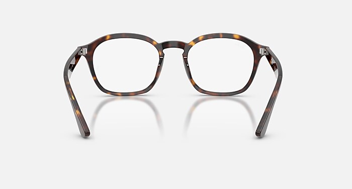 RB5451 OPTICS Eyeglasses with Havana and Clear (50-20) - RB5451F