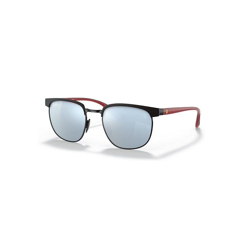 Ray-Ban Sunglasses   Scuderia Ferrari Collection - Red Frame Silver Lenses 53-20, RB3698M