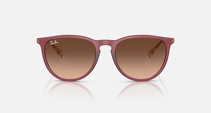 ERIKA CLASSIC Sunglasses in Rubber Violet and Pink Gradient Brown