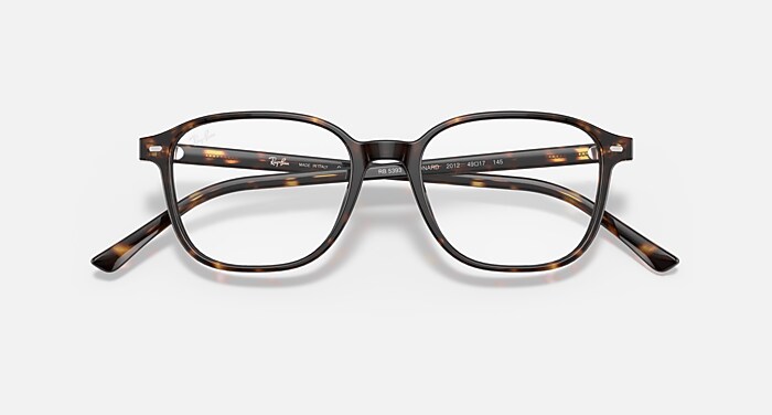 LEONARD OPTICS Polarized Eyeglasses with Havana and Clear (51-17