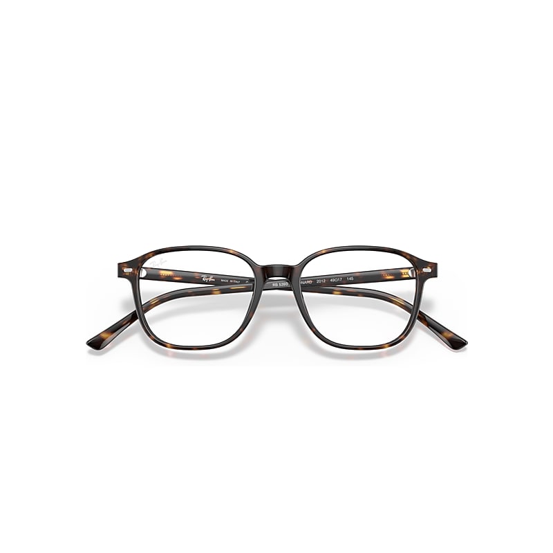 Ray-Ban Leonard Optics Optical Havana Frame Clear Lenses Polarized 51-17