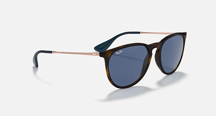 ERIKA COLOR MIX Sunglasses in Havana and Blue (54-18) - RB4171