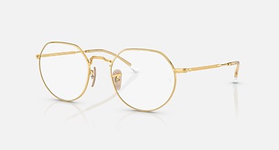 JACK TRANSITIONS® Sunglasses in Arista Gold and Clear/Blue (53-20