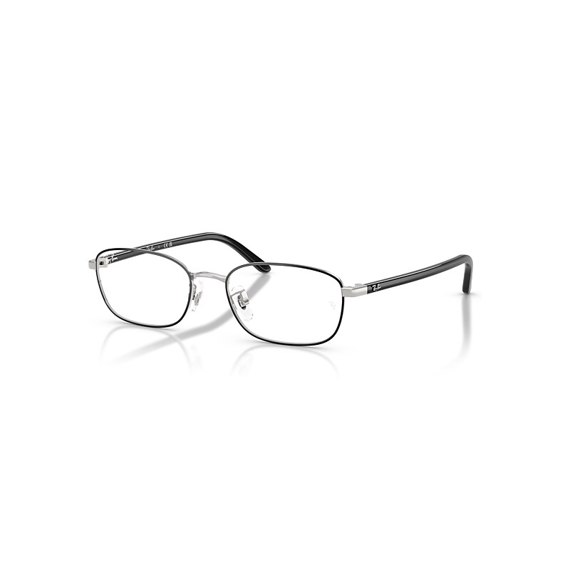 Ray-Ban Eyeglasses Unisex Rb6551d Optics - Black Frame Clear Lenses Polarized 53-18