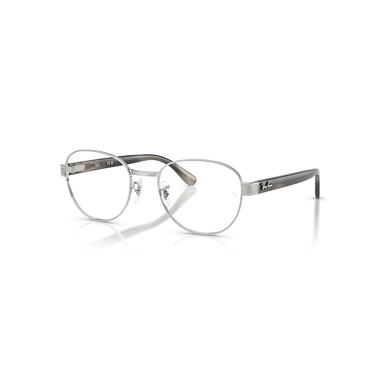 Ray-Ban Eyeglasses Unisex Rb6543 Optics - Havana Grey Frame Clear Lenses Polarized 52-20