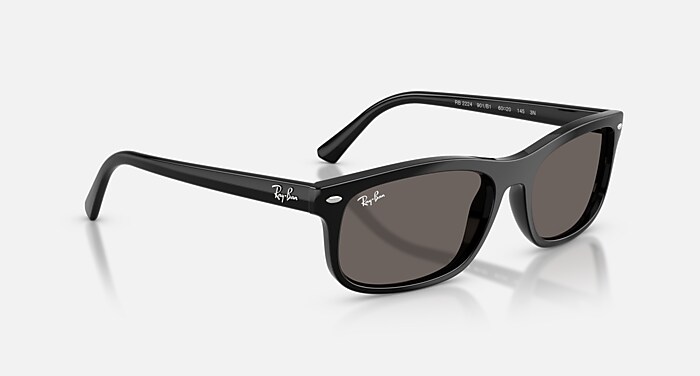 RB2224 Sunglasses in Black and Dark Grey (60-20) - RB2224 | Ray