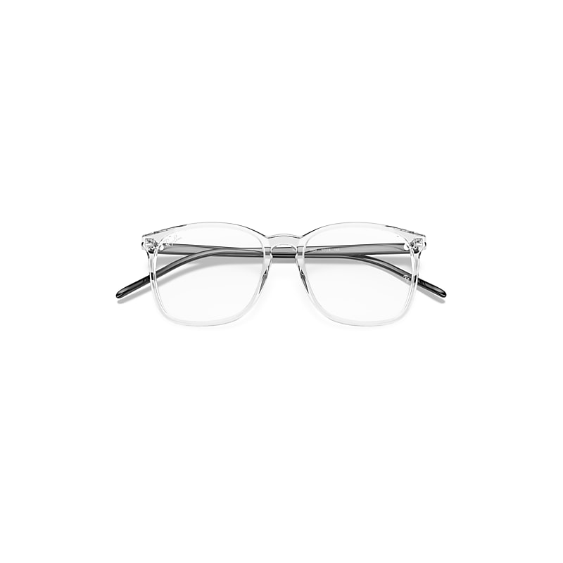Ray-Ban Rb5387 Optics Optical Black Frame Clear Lenses Polarized 54-18