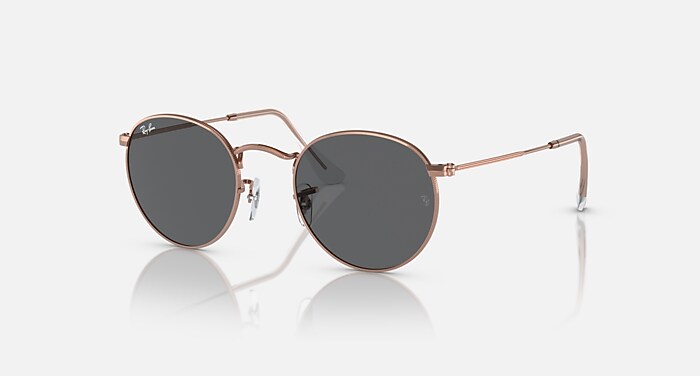 【新品未使用】Ray-Ban RB3447 / ローズゴールドフレーム/レイバン レイバン公式ストア】 Ray-Ban® ROUND METAL ROSE GOLD サングラス
