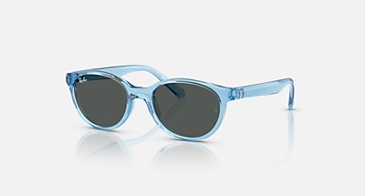 RB9080S KIDS BIO-BASED Sunglasses in Transparent Blue and Dark