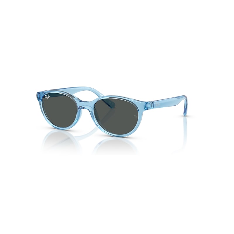 Ray-Ban Sunglasses Kids  Kids Bio-Based - Transparent Blue Frame Grey Lenses 45-16, RB9080S