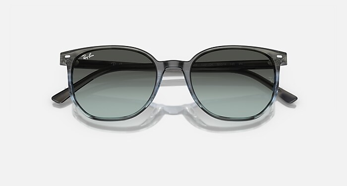 ELLIOT Sunglasses in Striped Grey & Blue and Blue & Black (52-19