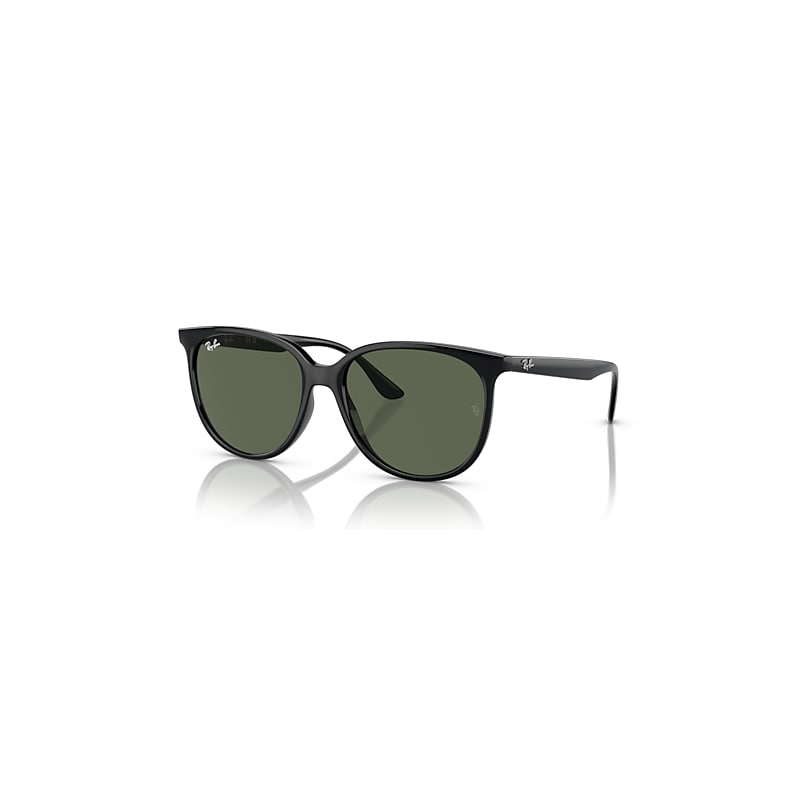 Ray-Ban Rb4378 Sunglasses Black Frame Green Lenses 54-16