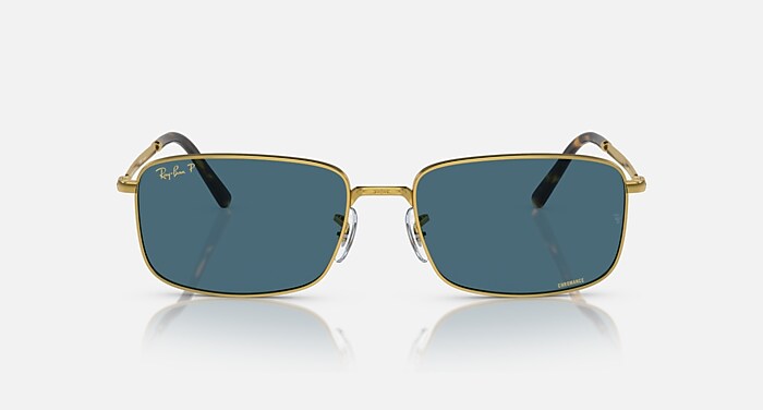 RB3717 POLARIZED+ LENSES Sunglasses in Gold and Blue Polarized+
