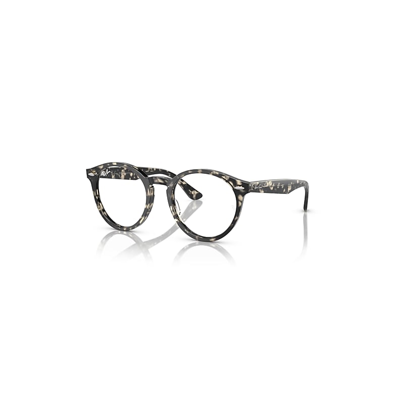 Ray-Ban Eyeglasses  Larry Optics - Grey Havana Frame Clear Lenses Polarized 49-21, RB7680V