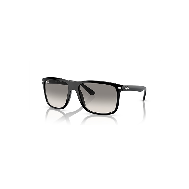 Ray-Ban Boyfriend Two Sunglasses Black Frame Grey Lenses 57-18