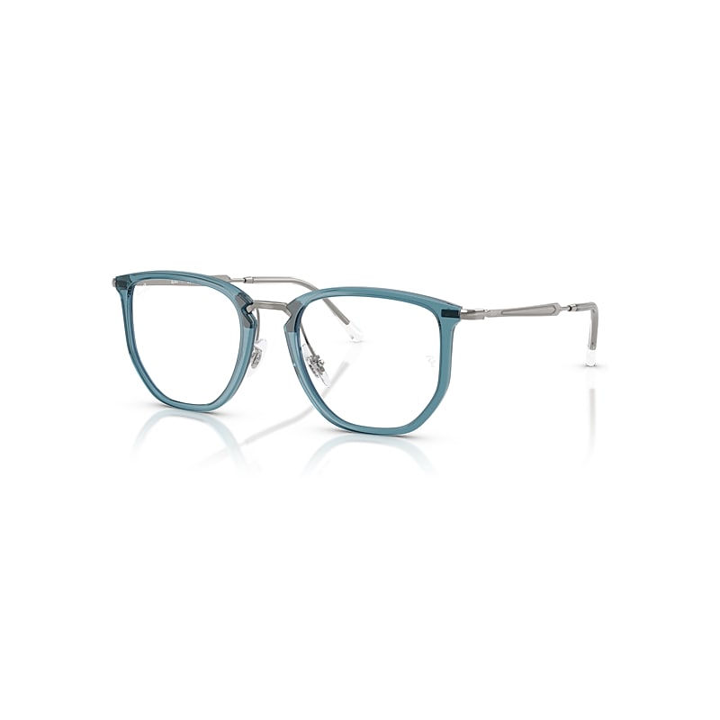 Ray-Ban Eyeglasses Unisex Rb4451v Optics - Gunmetal Frame Clear Lenses Polarized 50-20