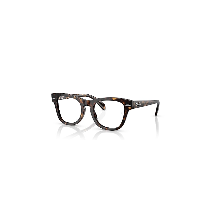 Ray-Ban Eyeglasses Kids Rb9707v Optics Kids - Havana Frame Clear Lenses Polarized 44-18, RY9707V