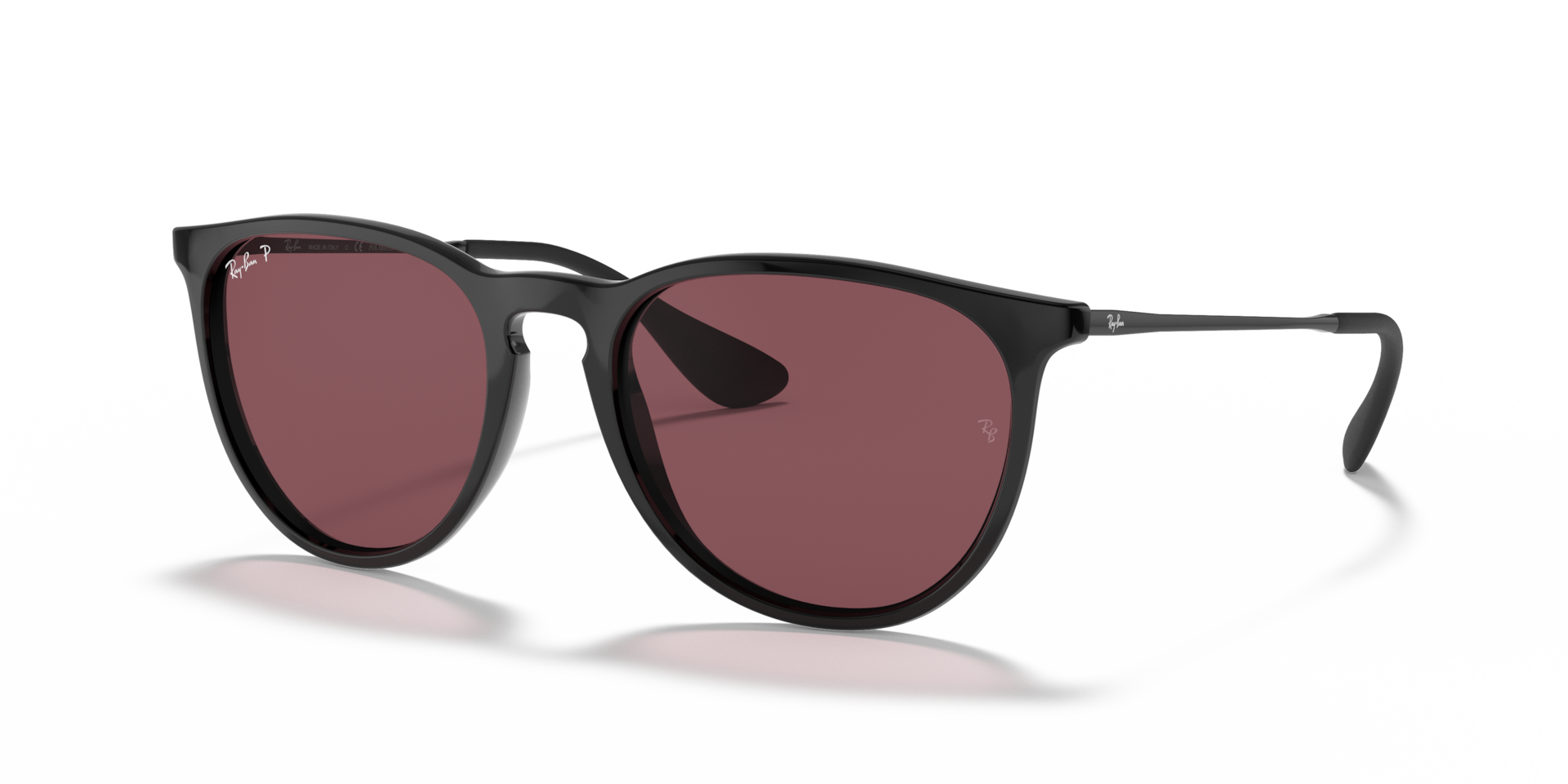 ERIKA CLASSIC Polarized Sunglasses in Black and Purple Polarized