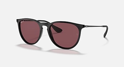ERIKA CLASSIC Sunglasses in Black and Purple Polarized - RB4171