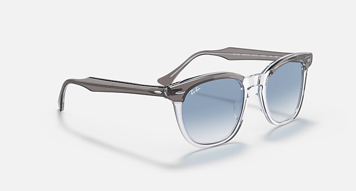 HAWKEYE Sunglasses in Grey On Transparent and Clear Blue - RB2298