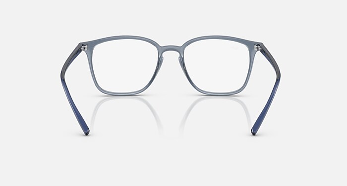 RB7185 OPTICS Eyeglasses with Transparent Dark Blue Frame - RB7185