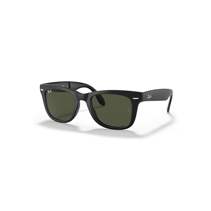 Ray-Ban , Sunglasses, Male, Black, 50 Mm, Folding Wayfarer - Image 9