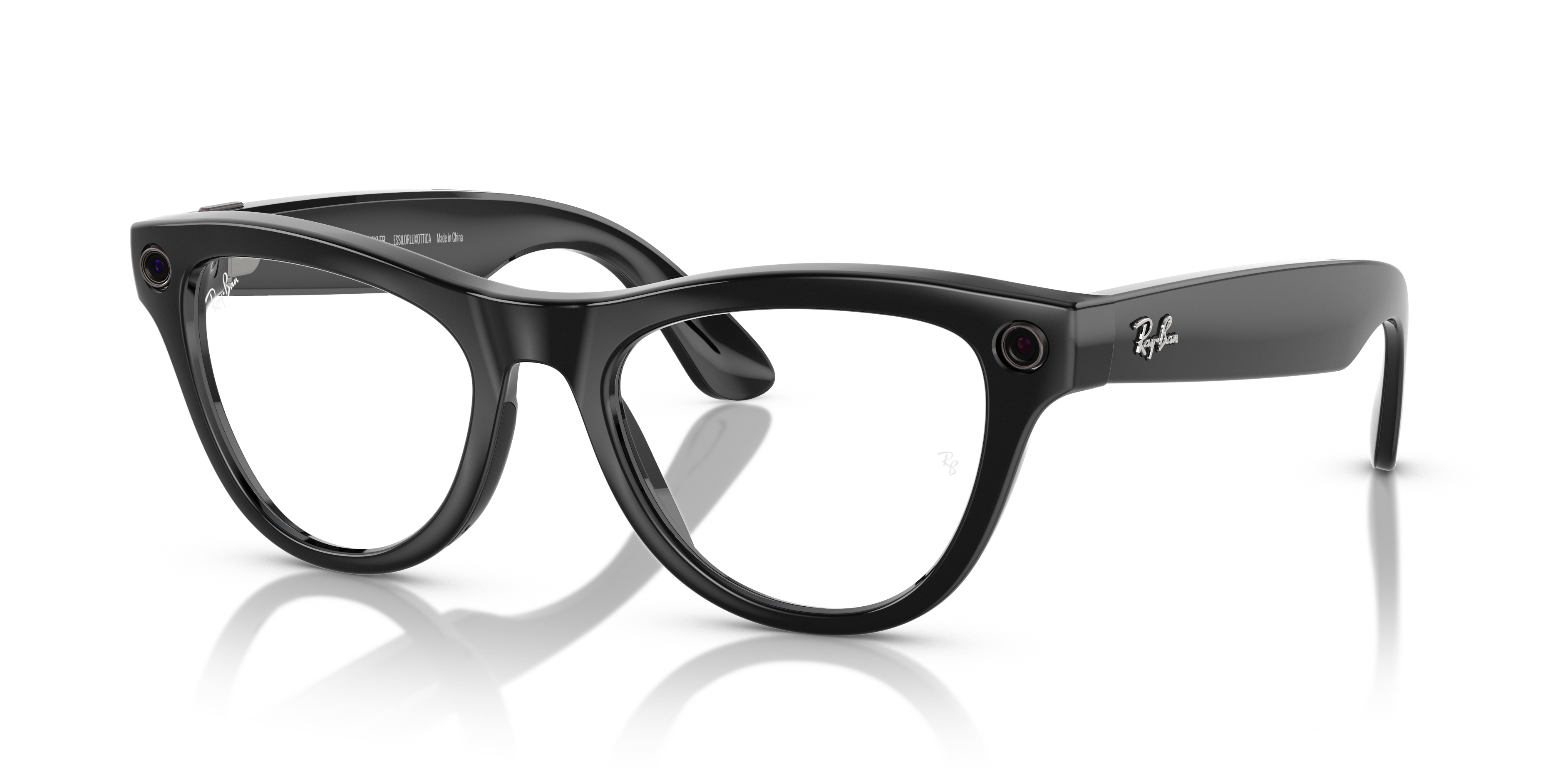 RAY-BAN META SKYLER - GEN 1 Sunglasses in Black and Clear/Cerulean