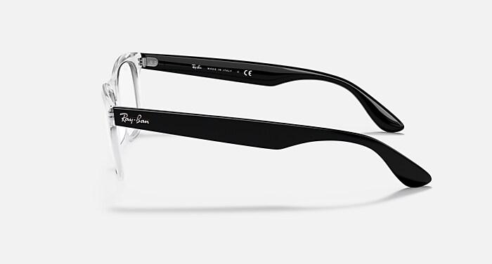 RB4640VF Eyeglasses with Shiny Transparent and Clear (52-20