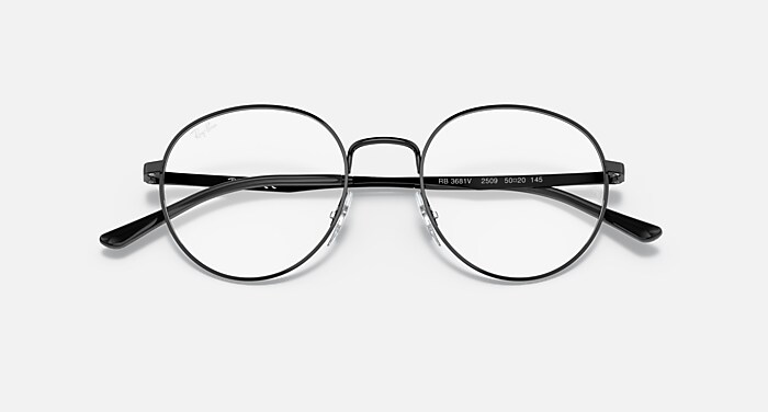 RB3681 OPTICS Eyeglasses with Black and Clear (48-20) - RB3681V
