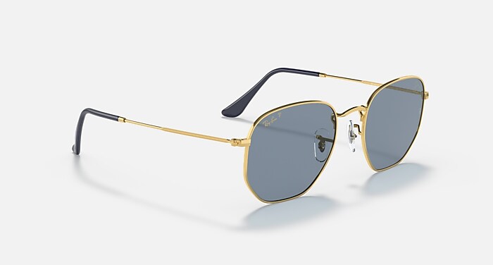 HEXAGONAL MICKEY WDM50 Polarized Sunglasses in Arista Gold and