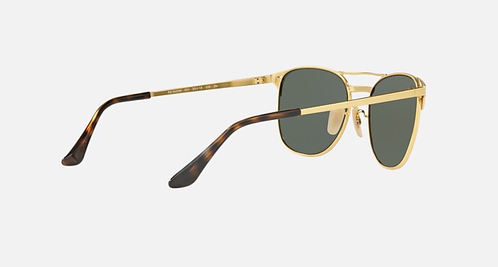 SIGNET Sunglasses in Arista Gold and G-15 Green (55-19) - RB3429M