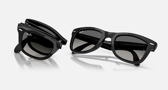 WAYFARER FOLDING CLASSIC X THE ONES Sunglasses in Black and