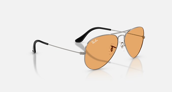 AVIATOR CLASSIC SUMMER CAPSULE Sunglasses in Gunmetal and Orange
