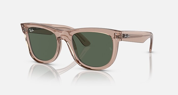WAYFARER REVERSE Sunglasses in Transparent Light Brown and Dark