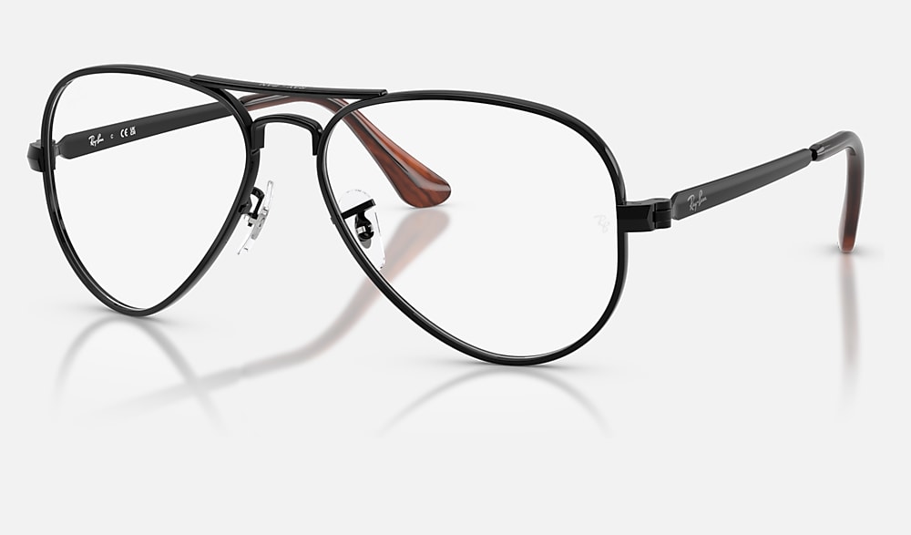レイバン公式ストア】 Ray-Ban® AVIATOR MAX OPTICS メガネ | ブラック