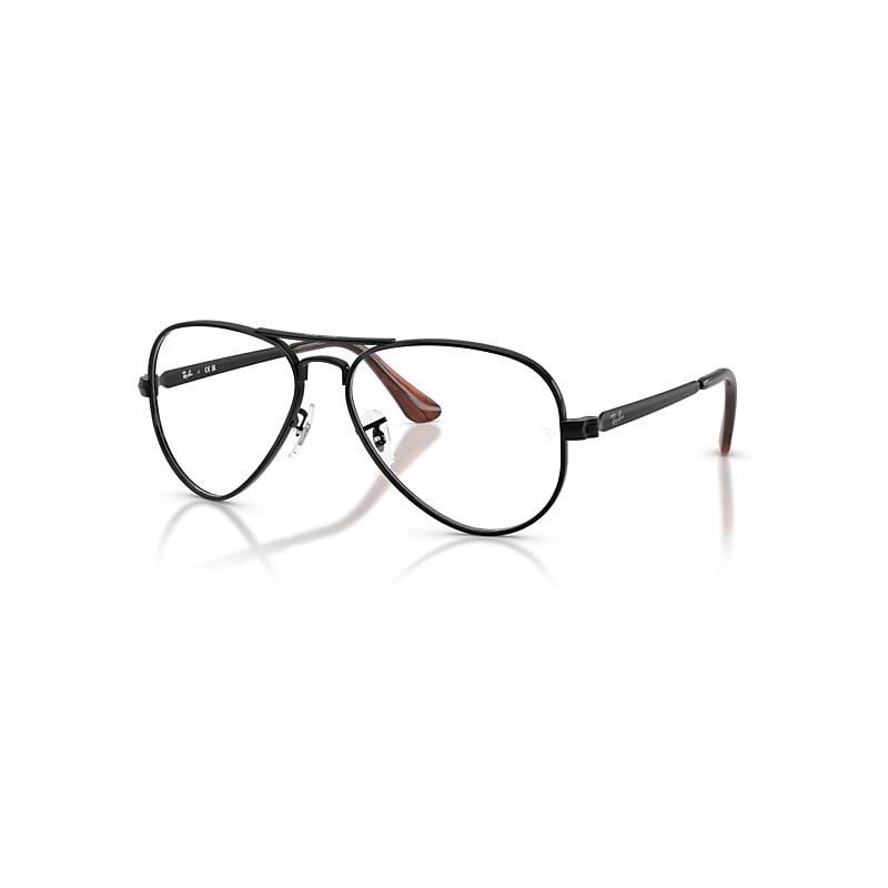 Ray-Ban Eyeglasses  Aviator Max Optics - Black Frame Clear Lenses Polarized 58-16, RX3925V
