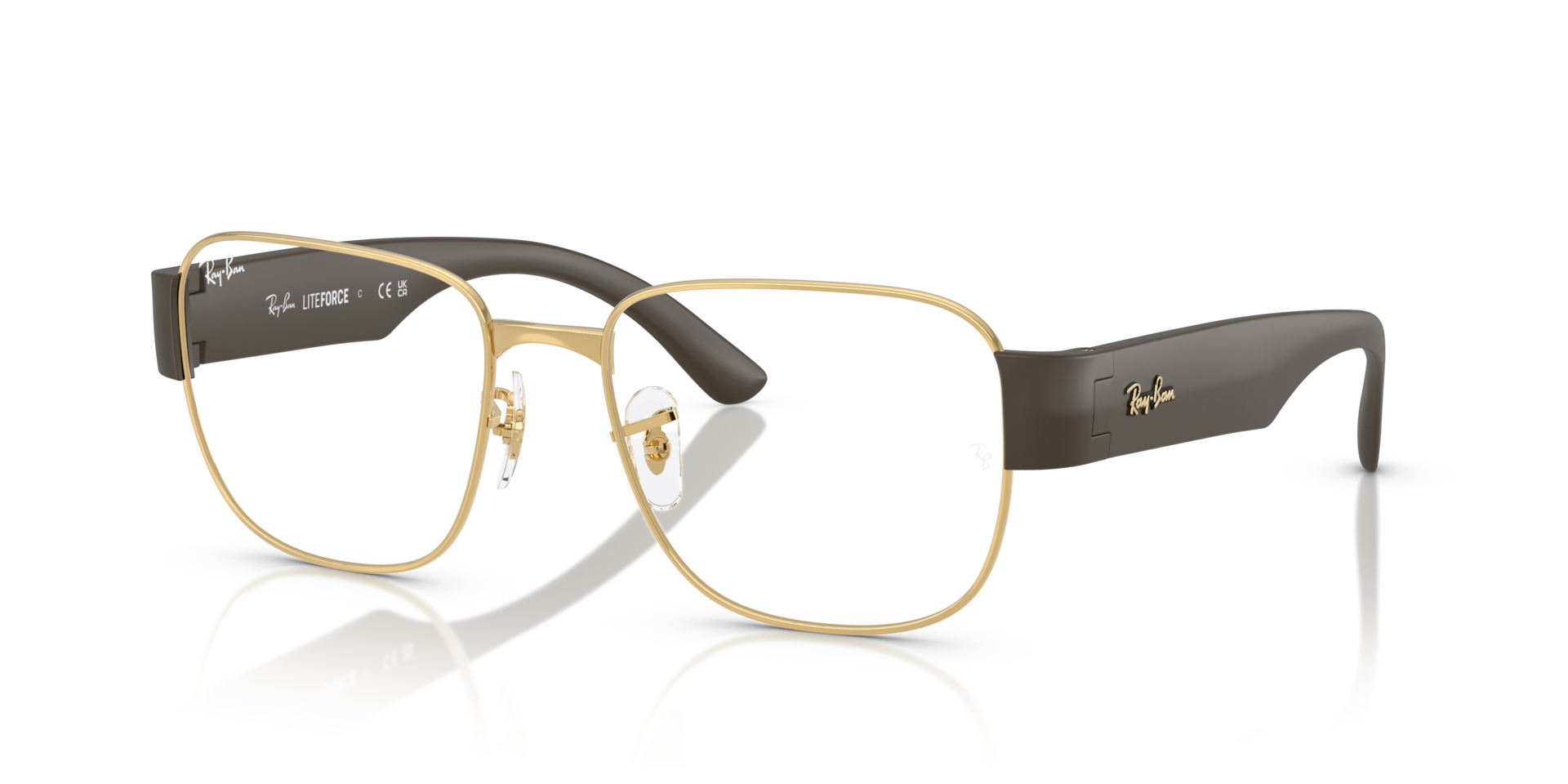 RB6532 OPTICS Eyeglasses with Arista Gold and Clear (53-18