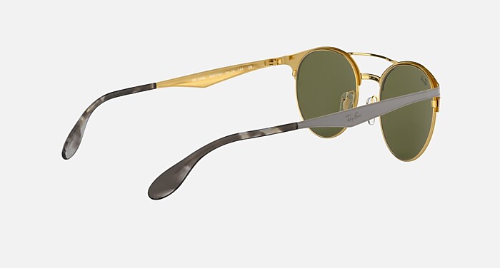 RB3545 Sunglasses in Grey and Green Gradient Mirror (51-20