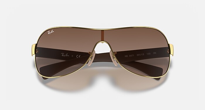 RB3471 Sunglasses in Arista Gold and Brown Gradient - RB3471 | Ray