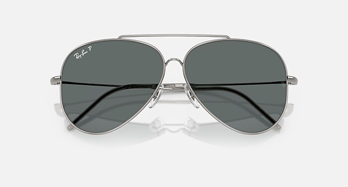 AVIATOR REVERSE ポラライズド（偏光） サングラス ガンメタル と 偏光