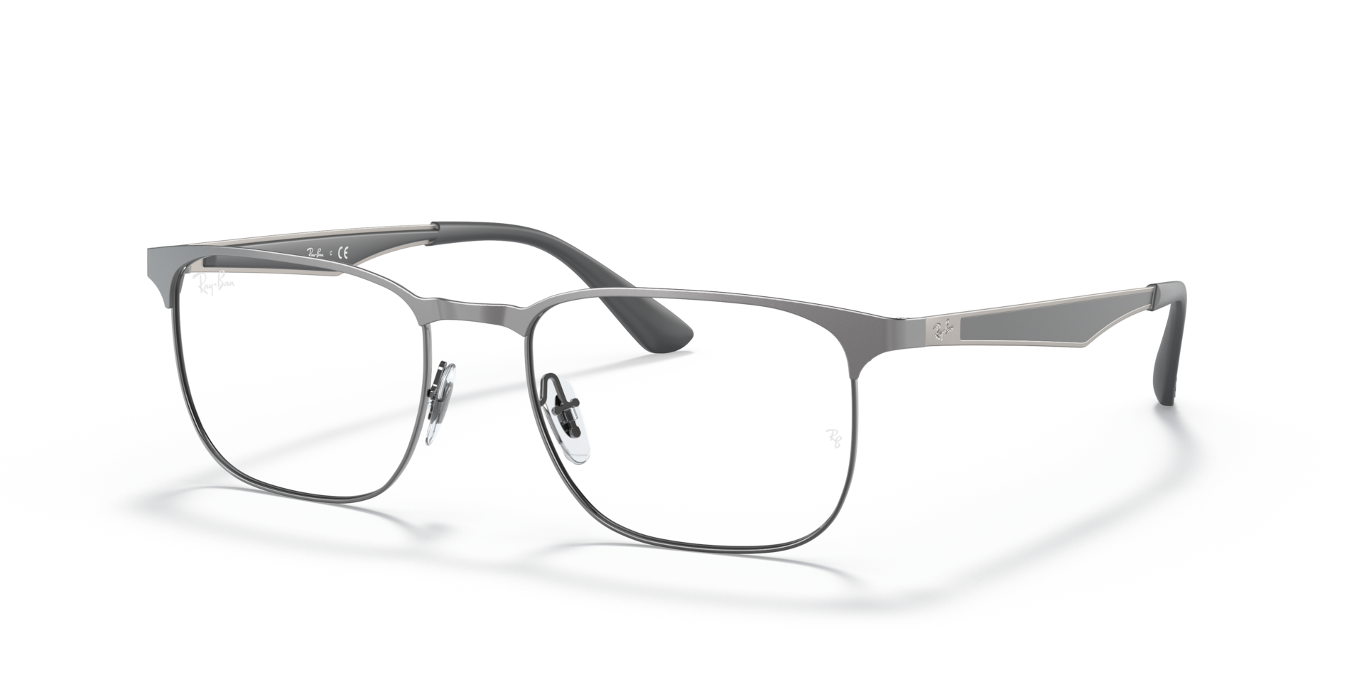RB6363 OPTICS Eyeglasses with Gunmetal and Clear (54-18) - RB6363