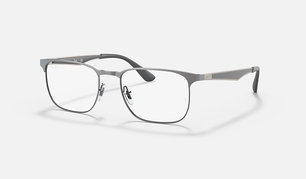 小物 RayBan RB6363 OPTICS Eyeglasses with Gunmetal and Clear (54-18) - RB6363