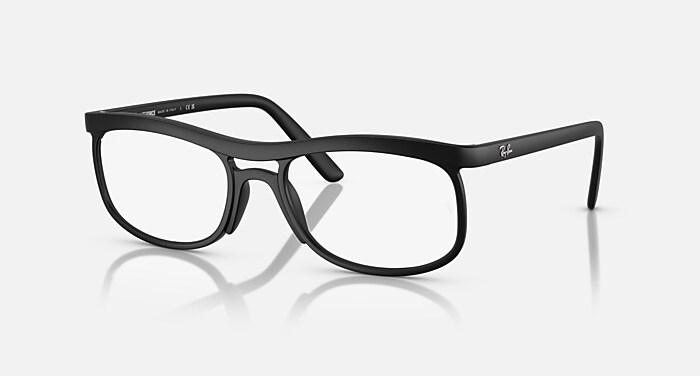RB7254 OPTICS LITEFORCE Eyeglasses with Sand Black and Clear (56