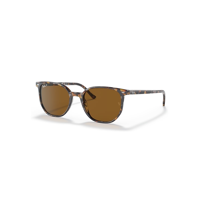 Ray-Ban Sunglasses  Elliot - Havana Brown Grey Frame Brown Lenses Polarized 52-19, RB2197