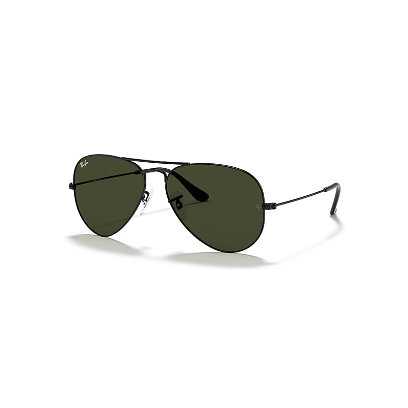 Ray-Ban Unisex Sunglasses Aviator 3025 L2823 Black Green Metal - One Size - Image 12